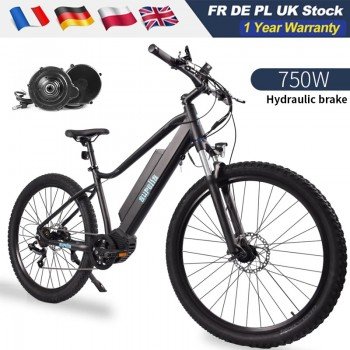 Mitte motor Bike Berg Fahrrad Strand Schnee MTB 10AH 750W 48V Motor E Bike 7 Geschwindigkeit 27,5 Zoll ebike Outdoor Radfahren für Männer Fahrrad