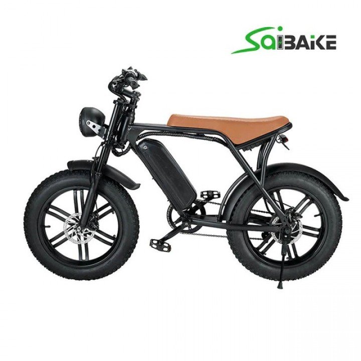 20 zoll Fett Ebike 48V 750W Hub motor Super Power Elektrische Ebike Retro Design 7 Geschwindigkeit Schnee/strand E bike männer Bike bicicleta