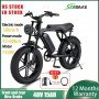 20 zoll Fett Ebike 48V 750W Hub motor Super Power Elektrische Ebike Retro Design 7 Geschwindigkeit Schnee/strand E bike männer Bike bicicleta