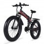 Shengmilo 26 Zoll Elektrisches Fahrrad 1000W Mens Mountain bike MX01Stadt Schnee Bike 12.8AH Faltbar Ebike 4.0 Fett Reifen e bike Erwachsene Fahrräder 48V abnehmbare Lithium-Batterie
